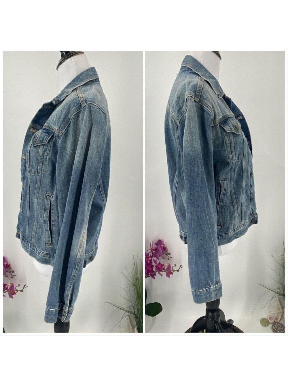 Gap Jean Jacket Pre Loved Y2K ECU Small Womens